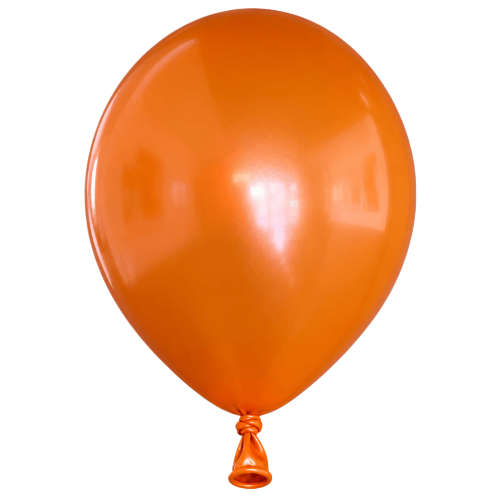 Pearl Orange Latex Balloons