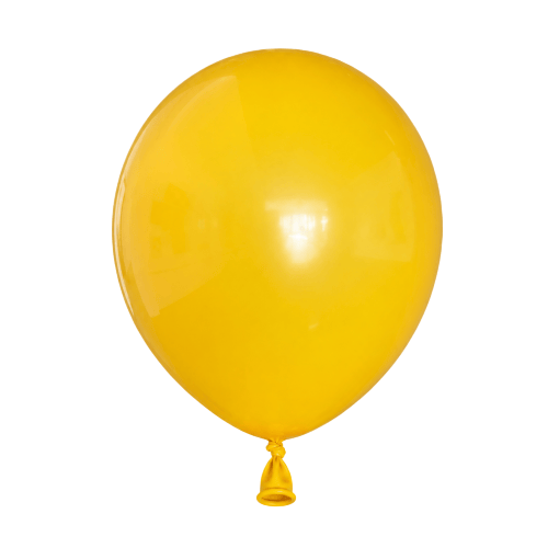 Retro Yellow Latex Balloons