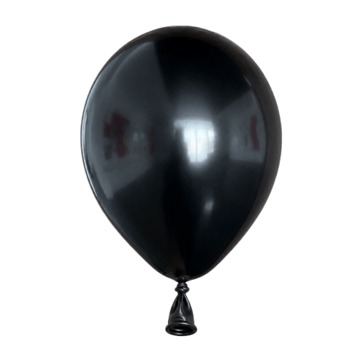 Pearl Black Latex Balloons